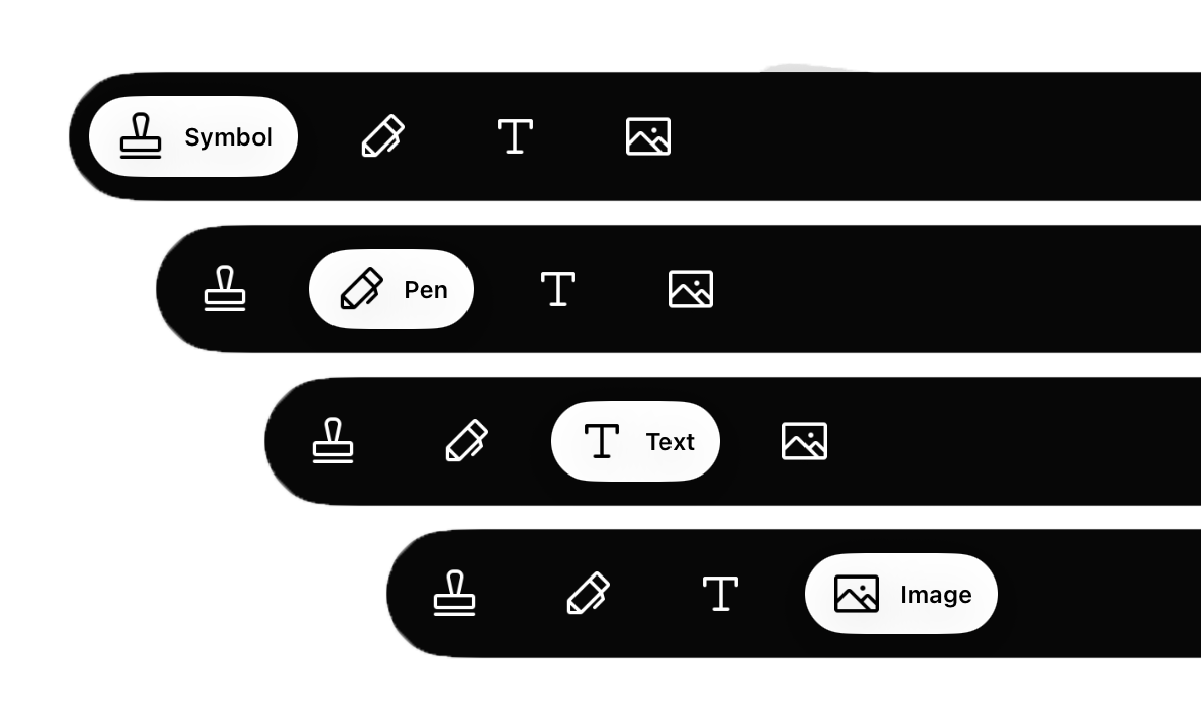Four editing modes